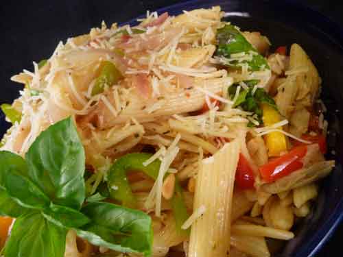 Penne Pasta, Italian Vegetarian Recipe