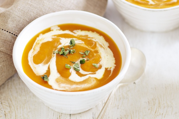 Roasted sweet potato soup
