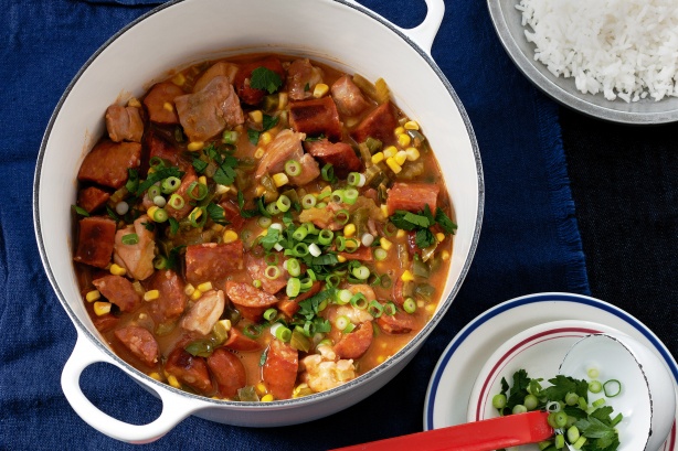 Chicken & chorizo gumbo