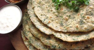 Coriander Parathas