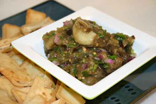 Roasted Eggplant & Garlic Dip