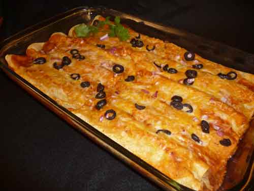 Bean & Cheese Enchiladas – Mexican