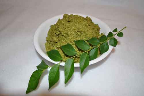 Curry Leaves Chutney (Kadi Patta Chutney)
