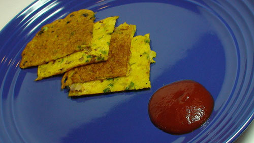 Puda / Chilla (Savoury Pancakes)