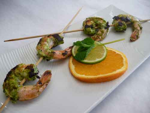 Pudina Shrimp (Prawn) Recipe