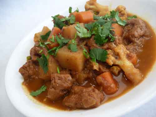 Seitan and Vegetable Curry