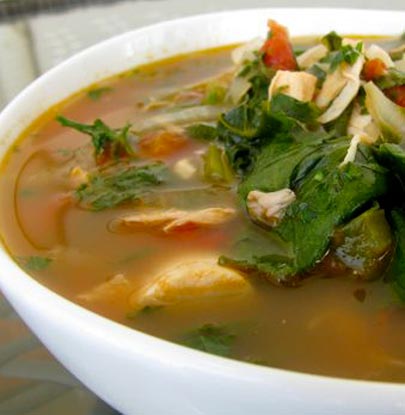 Swiss Chard And Chicken Soup