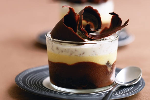Choc-a-block trifle