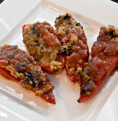 Mini Stuffed Sweet Peppers