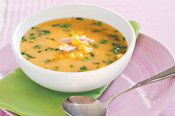 Chicken and corn soup
