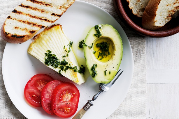 Avocado brunch platters