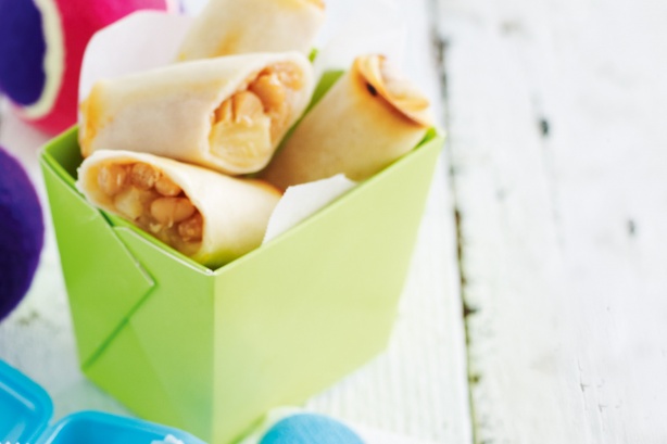 Beany spring rolls