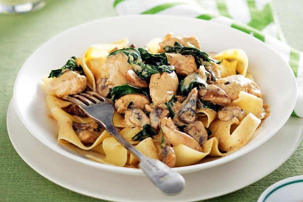 Creamy paprika chicken and mushroom