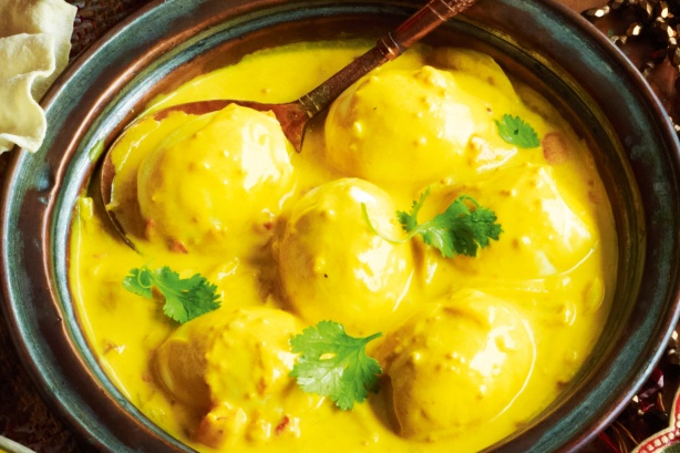 Golden egg curry