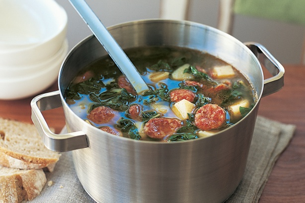 Chorizo and vegetable soup