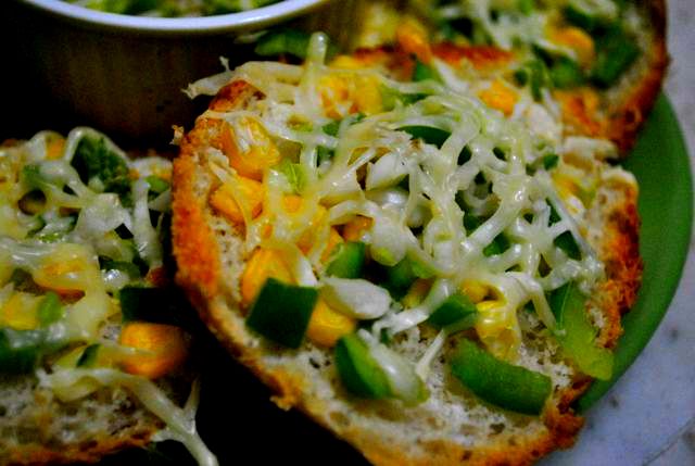 Corn Chilli Cheese Sandwich