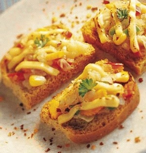 Masala Cheese Toast
