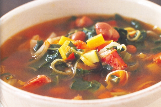 Chorizo and bean soup