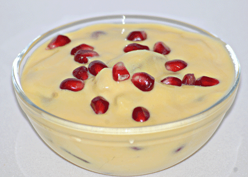 basic fruit custard