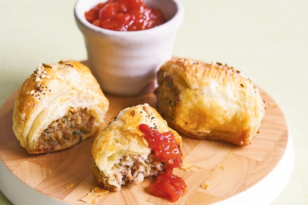 Pork and fennel sausage rolls