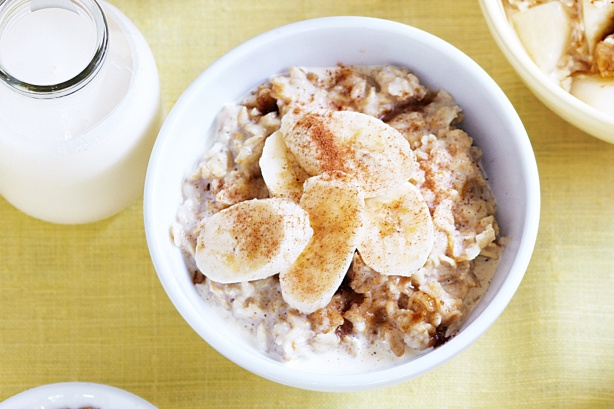 Banana and cinnamon porridge