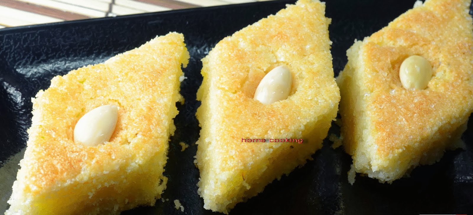 Rava Cake Basbousa