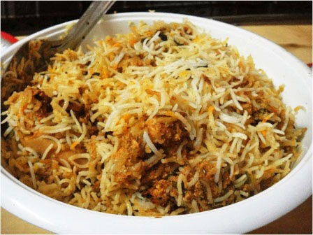 Chicken pukhi Biryani
