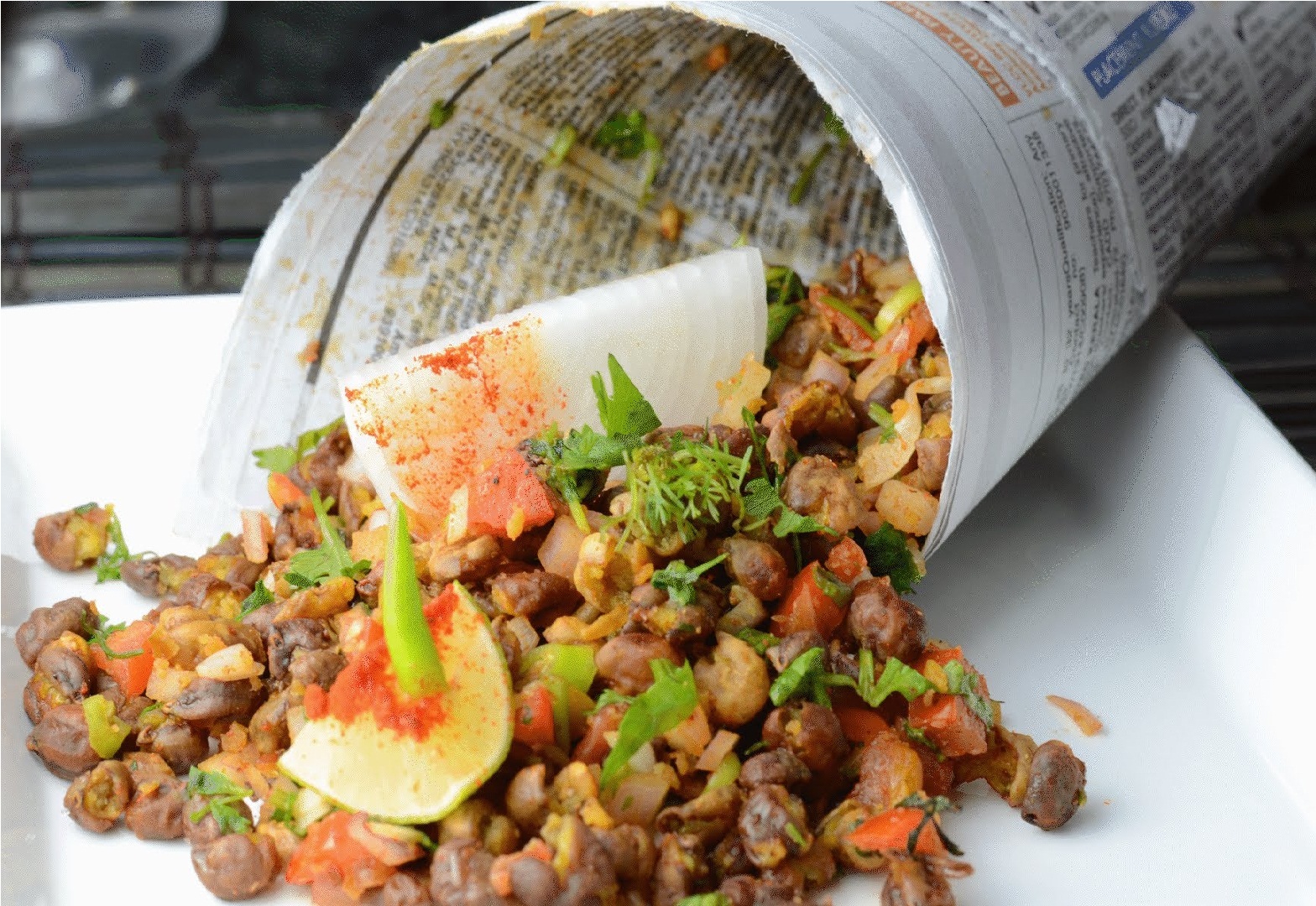 Chana Jor Garam Indian Garbanzo Street Snack