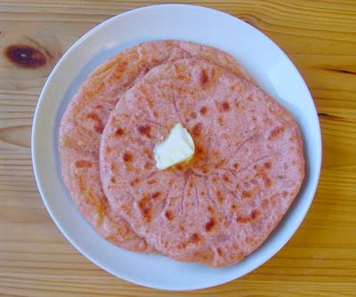 Beetroot roti