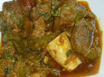 Mutton and ridge gourd curry
