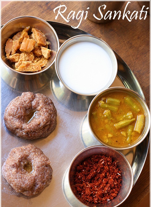 Ragi Sangati with Goduma rava(Healthy Receipe)