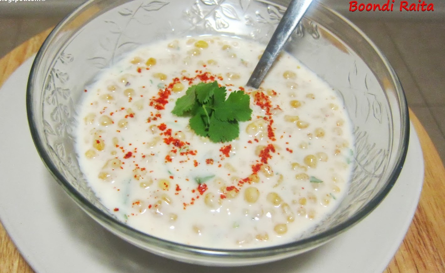 Boondi Raita with Mustard