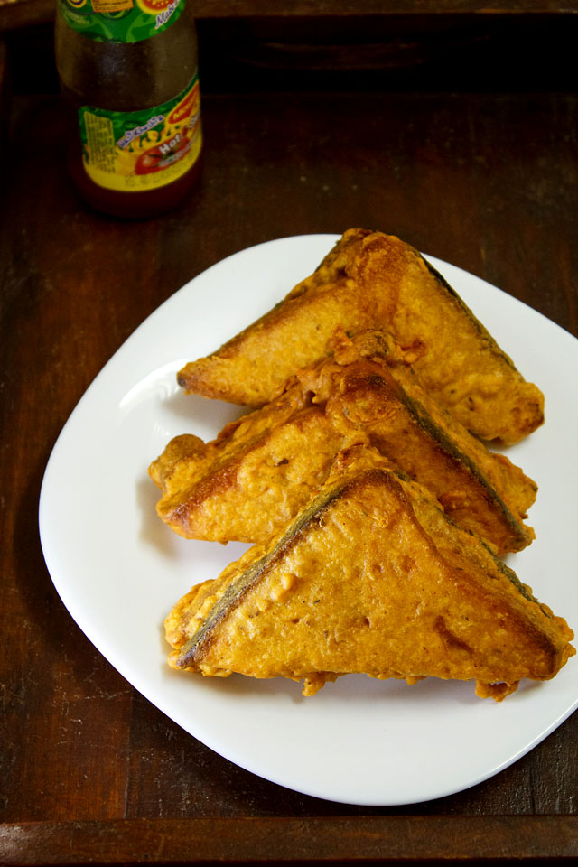 Bread Pakora Recipe with Stuffed Potato