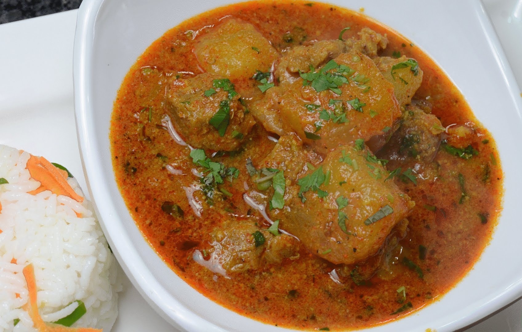 Cucumber Mutton Curry