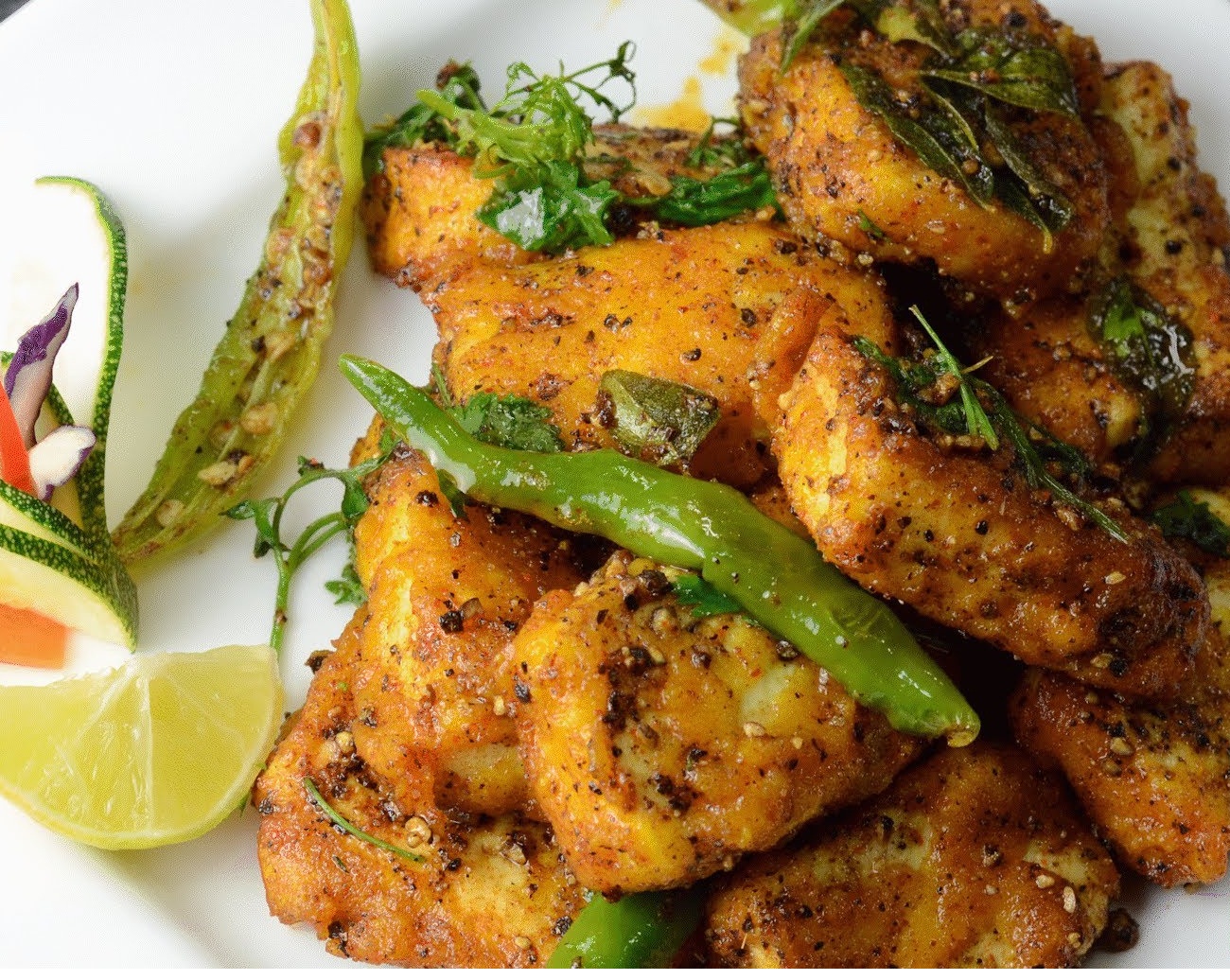 Paneer Butter Pepper Fry