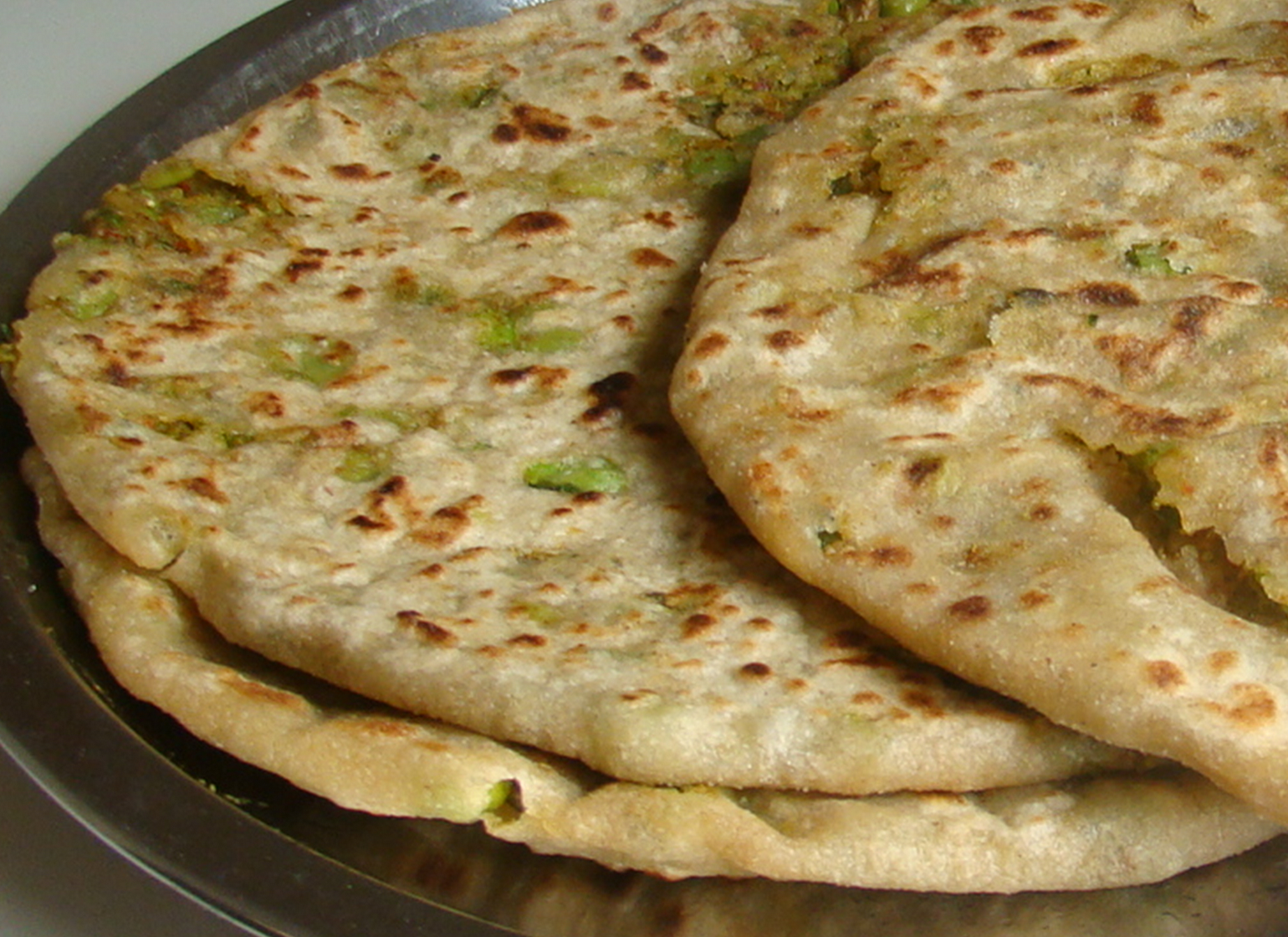 Matar paratha