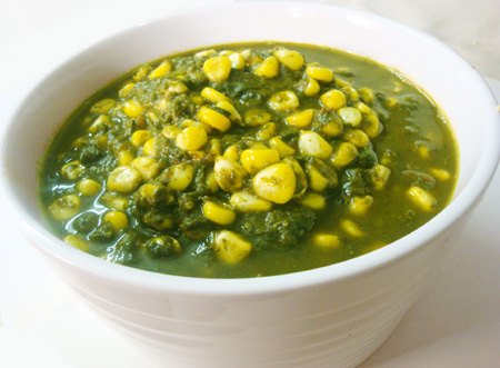 palak corn curry recipe
