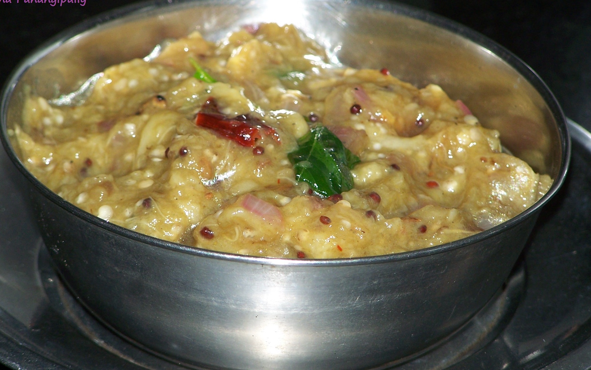 Brinjal eggplant chutney