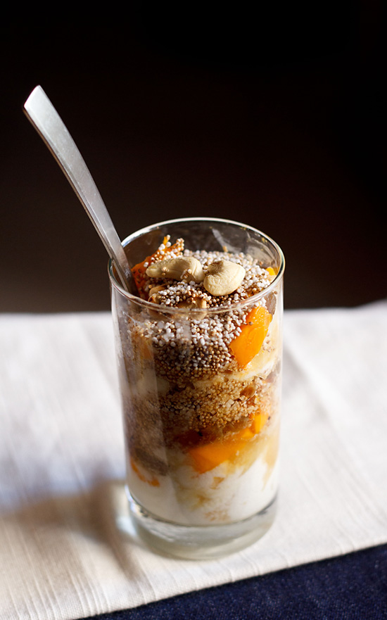 amaranth yogurt parfait recipe