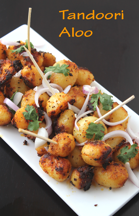 tandoori aloo or aloo tikka recipe