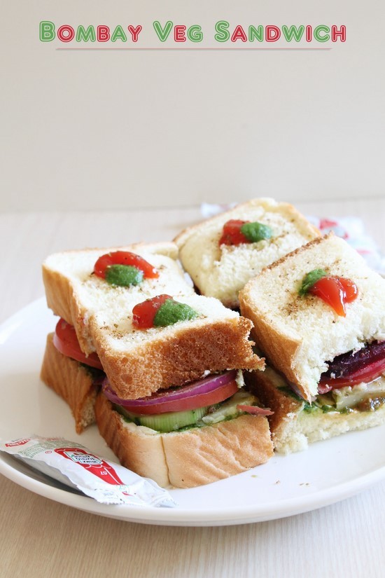 Bombay veg sandwich recipe