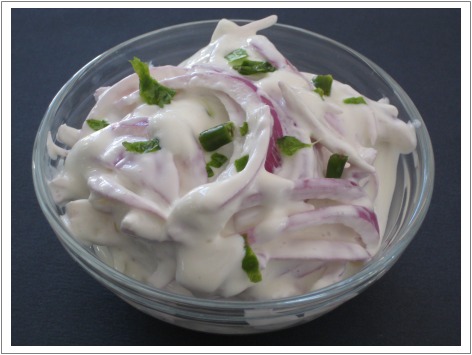 onion raita recipe