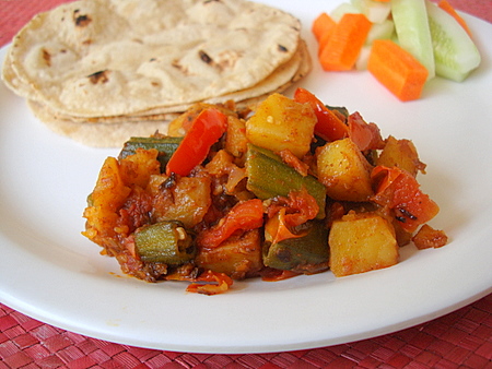 Aloo Bhindi Recipe