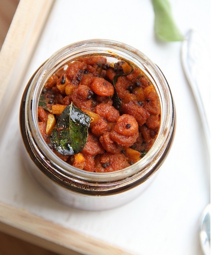 Nepali shrimp achaar