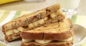 BANANA PEANUT BUTTER SANDWICH