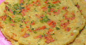 Pyaz Tamater Tikkar Rajasthani Paratha