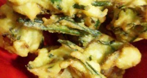 Green Garlic Pakoda